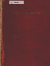 Who's Who In America 1901-1902