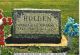 Josephine and Charles Holden Grave