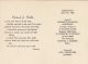 Richard J Walsh Prayer Card back